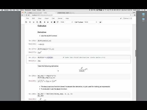 Symbolic math in Python