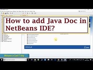 Adding Javadoc in NetBeans IDE | Tutorial for Beginners