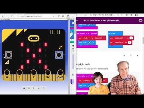 MakeCode for micro:bit - Red Light Green Light