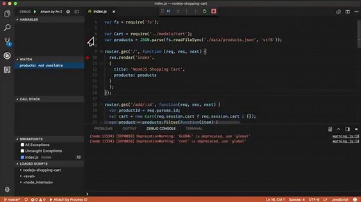 Debugging in Visual Studio Code