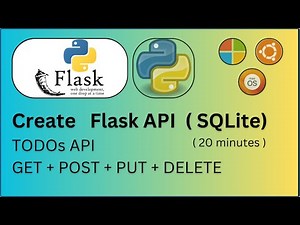 Flask REST API with SQLite Database (Full Tutorial) | Build a Todos App with SQLAlchemy