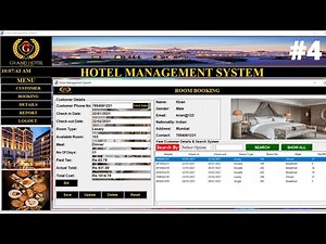 4/6 - Hotel management system project in python Fetch Data in table