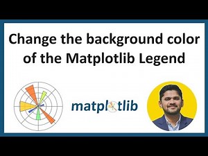 10. Change the background color of the Matplotlib Legend | Python Matplotlib Tutorial | Amit Thinks