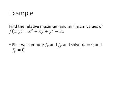 Calculus: Maximum-Minimum Problems With Two Variables