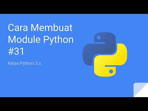 Kelas Python 3 - Cara Membuat Module pada Python - Module Luas Bangunan Datar #31