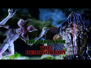The Predator vs The Demogorgon Stop Motion