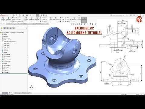 SolidWorks 3D Modeling Tutorial – Exercise #2