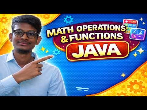 Math Operations & Functions Explained in Java | Telugu Tutorial