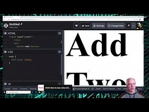Add Two Numbers | A First-Timers Demo of HTML, CSS, and JavaScript