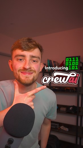 Tom Shaw on Instagram: "Want to build your own AI agents? 🤖 Check out CrewAI - the open-source Python framework that makes it easy! You can create custom AI agents with specific roles, goals, and tools. 🚀 It enables you to have your own team of AI assistants working together to automate your tasks! I’ve even built a custom Notion API tool that works seamlessly with it. So my agents can interact directly with my Notion database! 💻 Drop a 💭 if you want to learn more about building AI agents wi