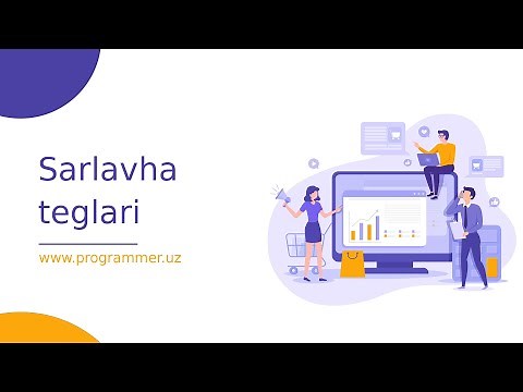 04 Sarlavha teglari - HTML darslari - HTMLni o'rganish