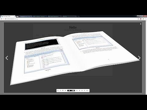 How to create 3D FlipBook from PDF