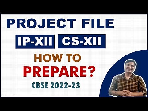 How to make IP Project File Class 12 | IP Project Class 12 | Computer Project File