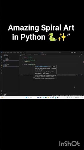Python + Turtle = Magic ✨ #coding #programming