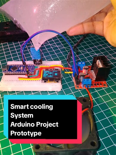 Smart Cooling System Arduino Project for Beginners