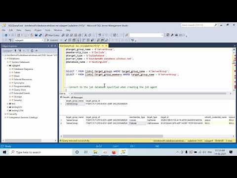 How To Configure Elastic Job Agent For Azure SQL Databases