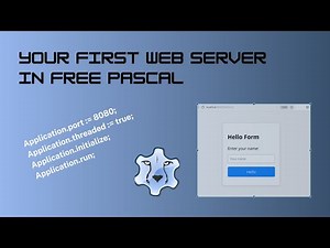 Building a Web Server in Free Pascal | Beginner Tutorial (No Background Sound)