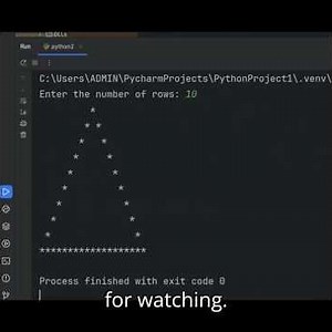Hollow Pyramid '*' Pattern In Python ||