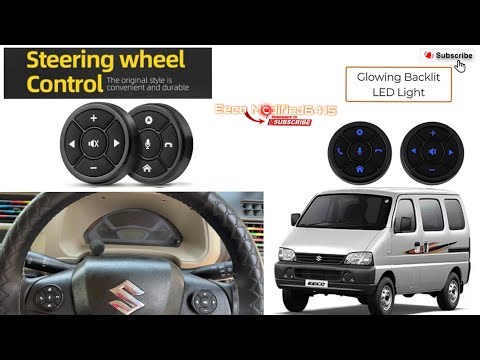Maruti Eeco/ Steering Wheel Controller/ Stereo Wireless Button install(full Details)#eecobs6#eeco