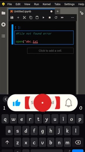 File Not Found Error in Python | Learn Python