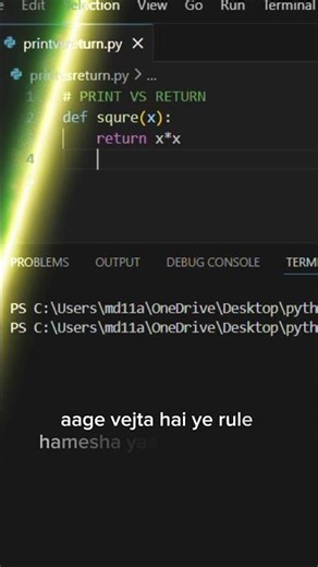 Understanding Print and Return in Python😱