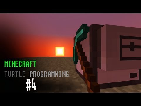 Minecraft Turtle Programming: Episode 4 | User Input