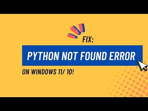 How to fix "Python Not Found" Error in Windows PowerShell & CMD on Windows 11 & 10!