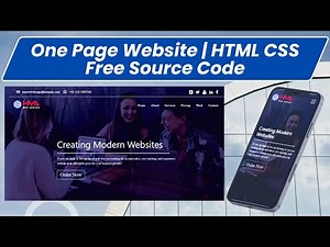 How To Make A Responsive Website Using HTML CSS and Bootstrap | Free Source Code