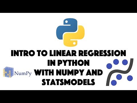 Introduction to linear regression in Python with Numpy and statsmodels