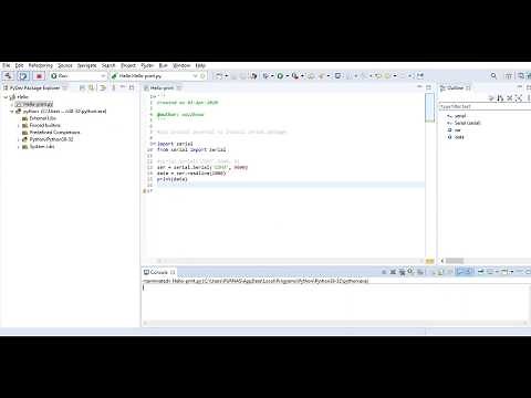 Using pyserial module || Reading data from serial port using python program || pyserial tutorial