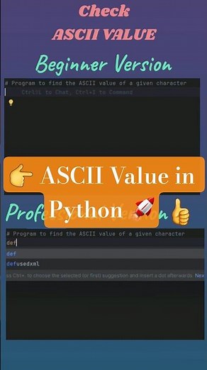 ASCII Value Finder in Python 🔠 | Python Shorts | Shortcut coding in 30 sec #truedialogue