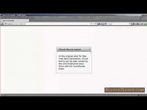 Using jQuery UI to Create a Basic Dialog Box