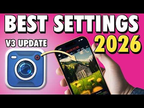 Best Settings for Cinematic Video in Blackmagic Camera App v3 (2026 iPhone & Android Tutorial)