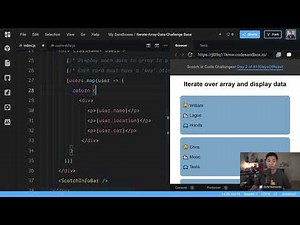 10 React Challenges: #2 Loop Over and Display Data with JSX