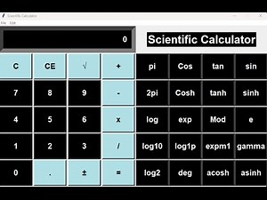 Build a Scientific Calculator in Python with Tkinter | Full Tutorial