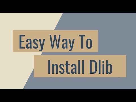 Installing DLIB library in Windows 10