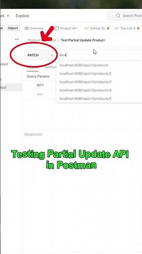 How to Test Partial Update API in Postman #apitesting #restapis #programming
