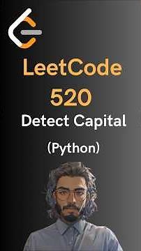 LeetCode#520 Detect Capital - Python
