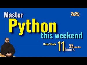Python 101 Crash Course for Beginner Data Scientists | Urdu (12 h) A Truly Free & Complete Course?