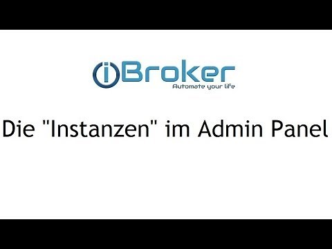 ioBroker - The "Instances" in the Admin Panel