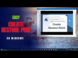 How to Create a Restore Point and Restore Your System | Windows 10/11 Tutorial