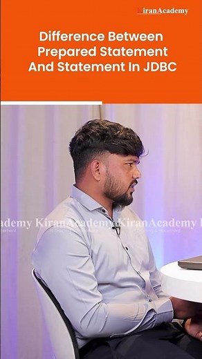 Difference Between Prepared Statement And Statement In JDBC | #thekiranacademy #shorts