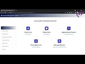 Hospital Management System Project in PHP MySQL with Source Code - CodeAstro