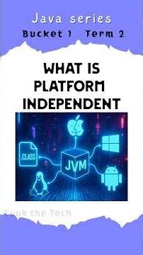 Why Java is Platform Independent? | TAMIL | JAVA SERIES | BUCKET 1 | TERM 2 | Cook the Tech