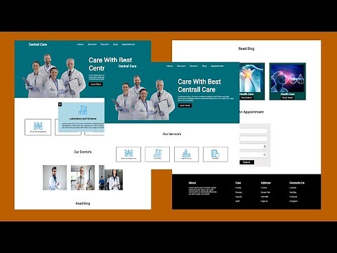 Hospital Website Using HTML CSS and JavaScript | How To Make A Website Using HTML CSS and JavaScript