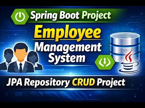 Spring Boot Employee Management System | JPA Repository CRUD Project #coding #springboot #java