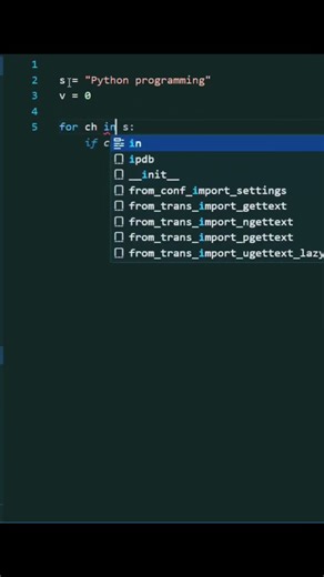 Count Vowel in a String using Python. #python #coding #shorts #pythonprogramming #programming #fyp
