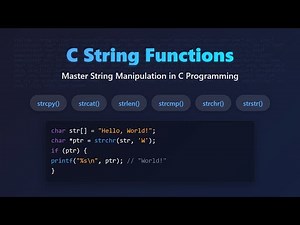 C String Functions: A Beginner's Guide to String Manipulation