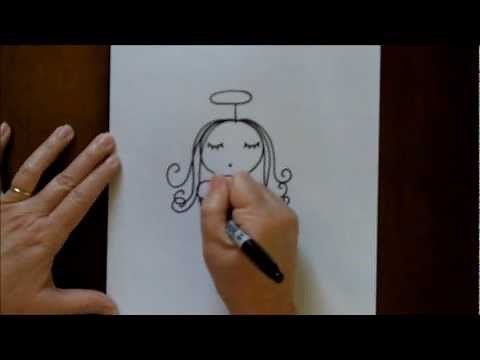 How to Draw an Angel Step-By-Step Easy Drawing Tutorial for Beginners