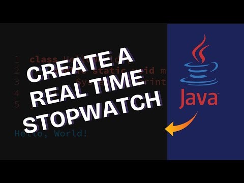 How to Create Real-Time Stopwatch in Java 2025?